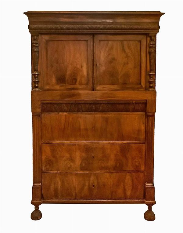 Chiffonier, Empire in rosewood