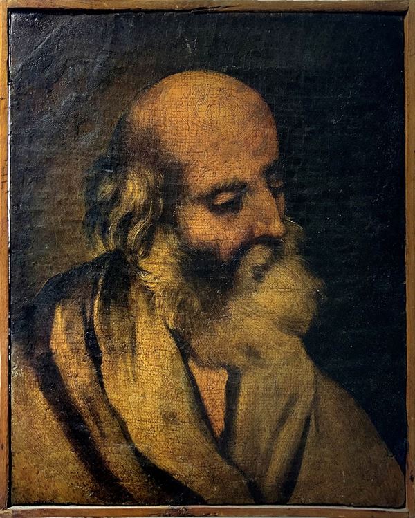 Giuseppe Errante - Testa virile barbuta