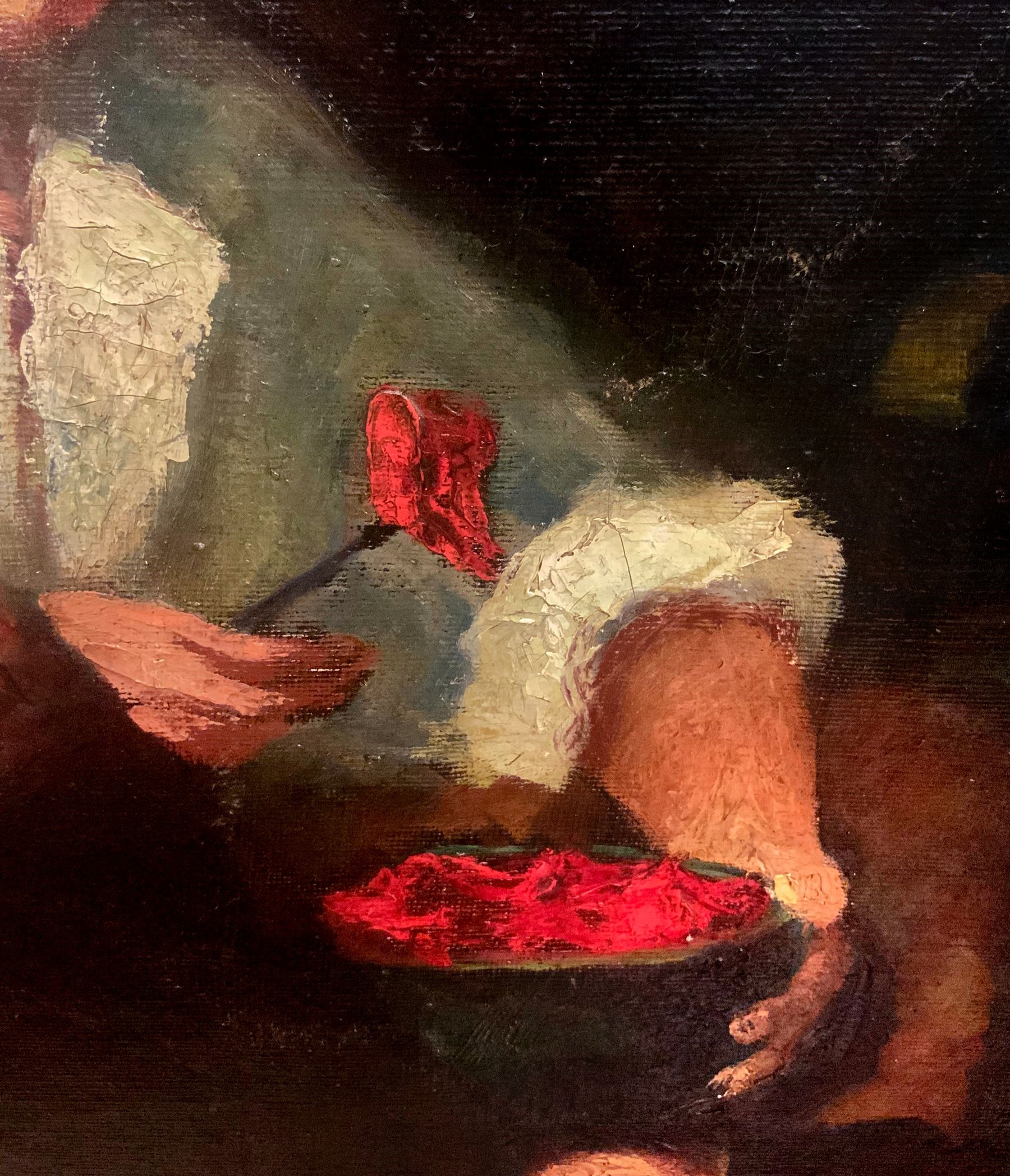 Pittore degl’inizi del XX secolo, Contadino, olio su tela
