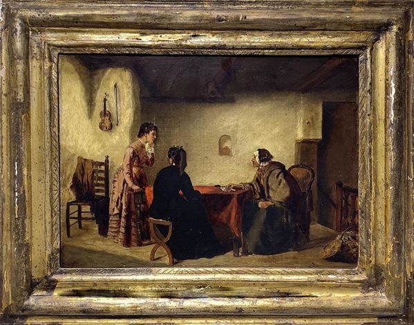 Scena di genere in un interno
