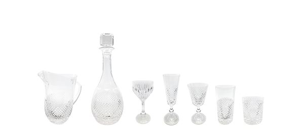Crystal glass set, Persichino crystal shop, "Ascot" service