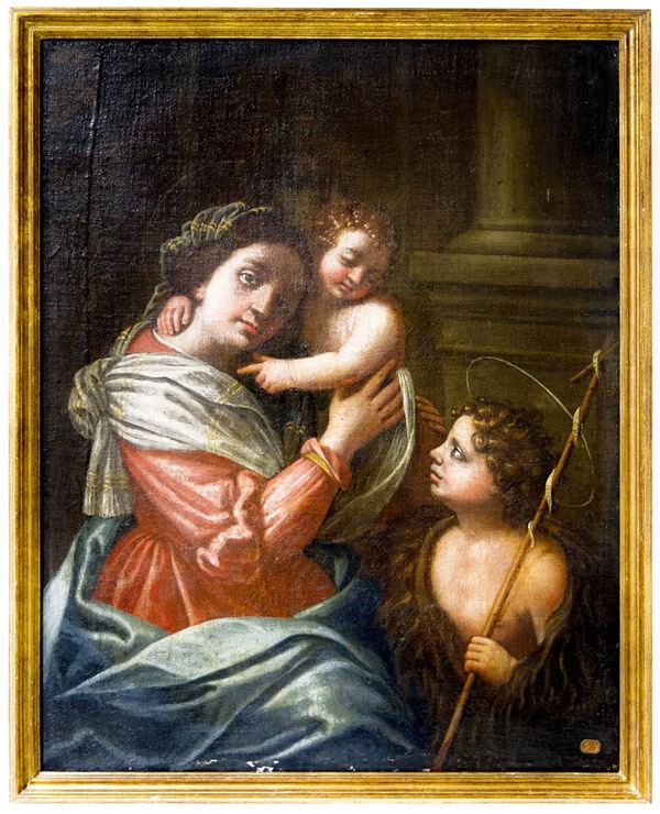Madonna with child and St. John