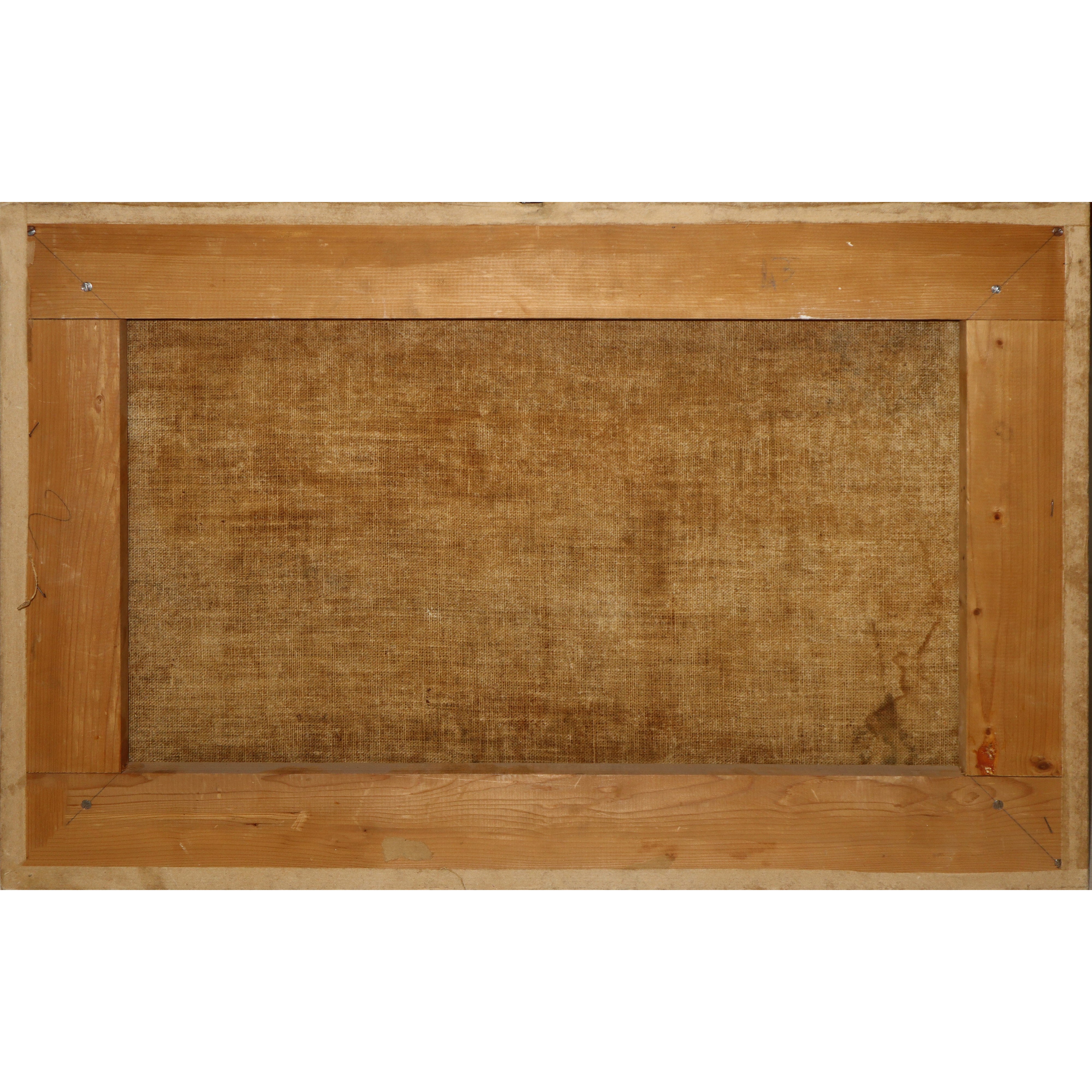 Paesaggio con costruzioni e armenti