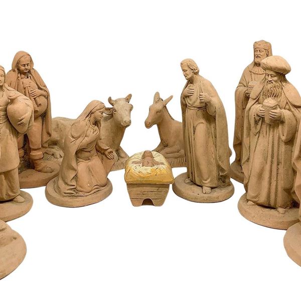 Presepe in terracotta