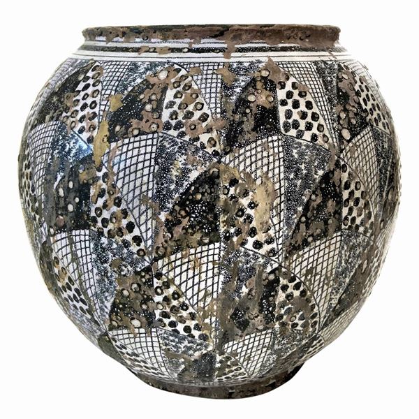 Bombola in maiolica 