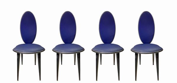 Umberto Mascagni - Group of n. 4 chairs