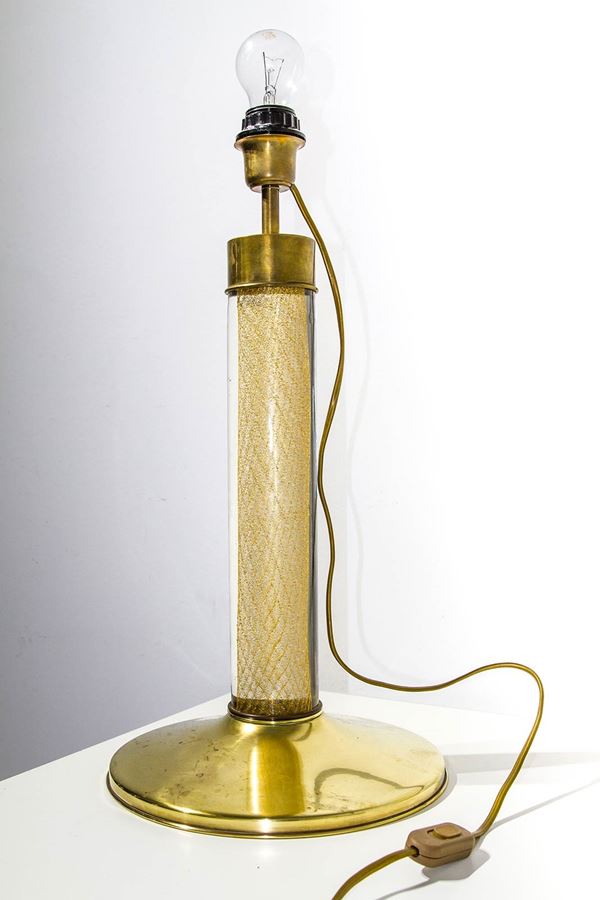Tommaso Barbi - Lampada da tavolo con base in ottone