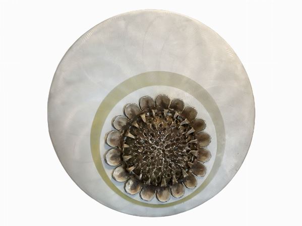 Studio Davico - Pannello in metallo cromato di forma circolare