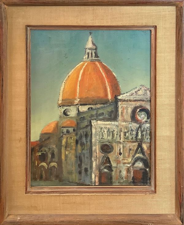 Renzo Nissim - Facade of S. Maria del Fiore with Brunelleschi's dome