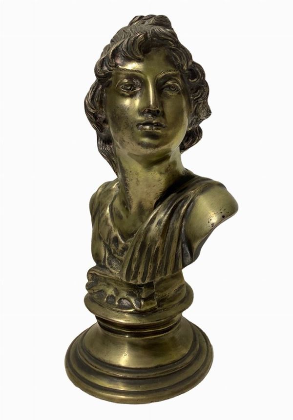 Vincenzo Gemito - Half-length portrait of a Greek girl