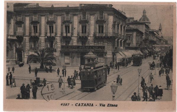 Cartolina fotografica Catania