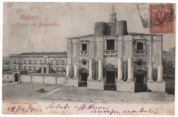 Catania photographic postcard