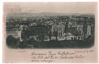Cartolina Fotografica Catania