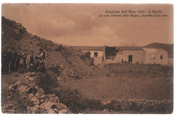 Etna photographic postcard
