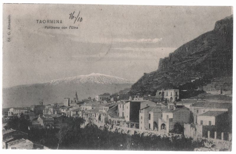 Cartolina Fotografica Taormina