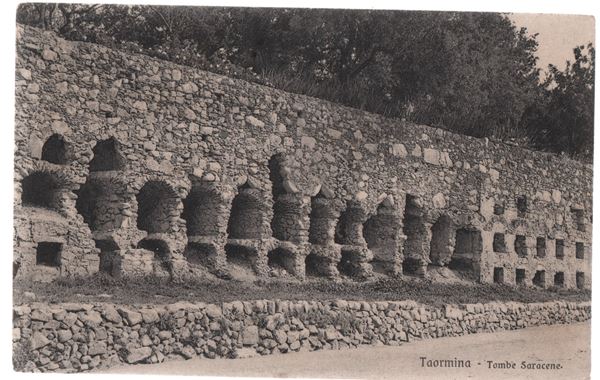Original photographic postcard Taormina