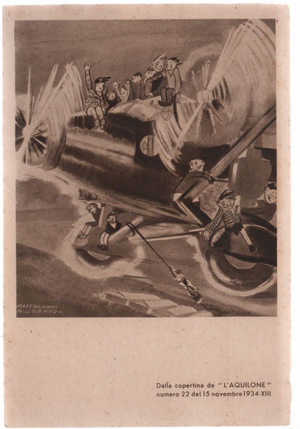Cartolina da copertina de L'Aquilone n. 22