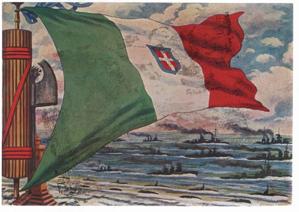 Cartolina militare - patriottica