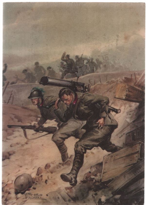 Bersaglieri postcard