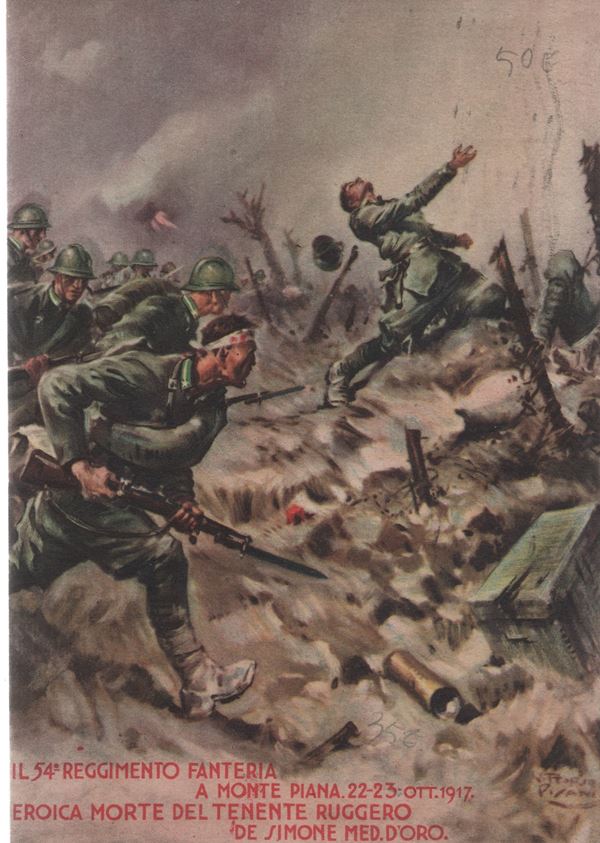 Infantry postcard
