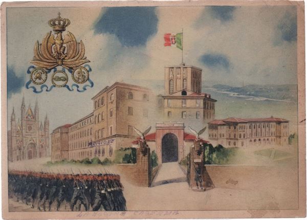 Rare military postcard