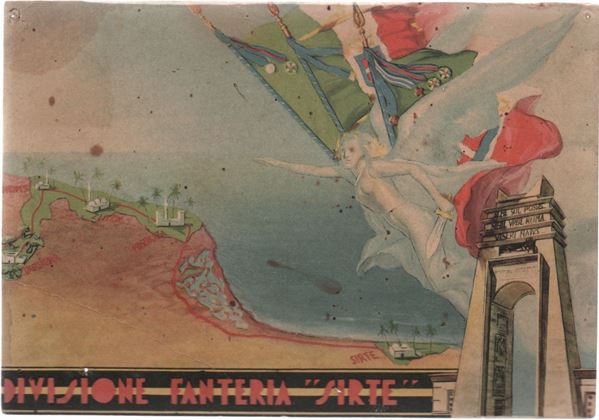 Original regimental postcard