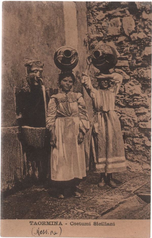Taormina photographic postcard