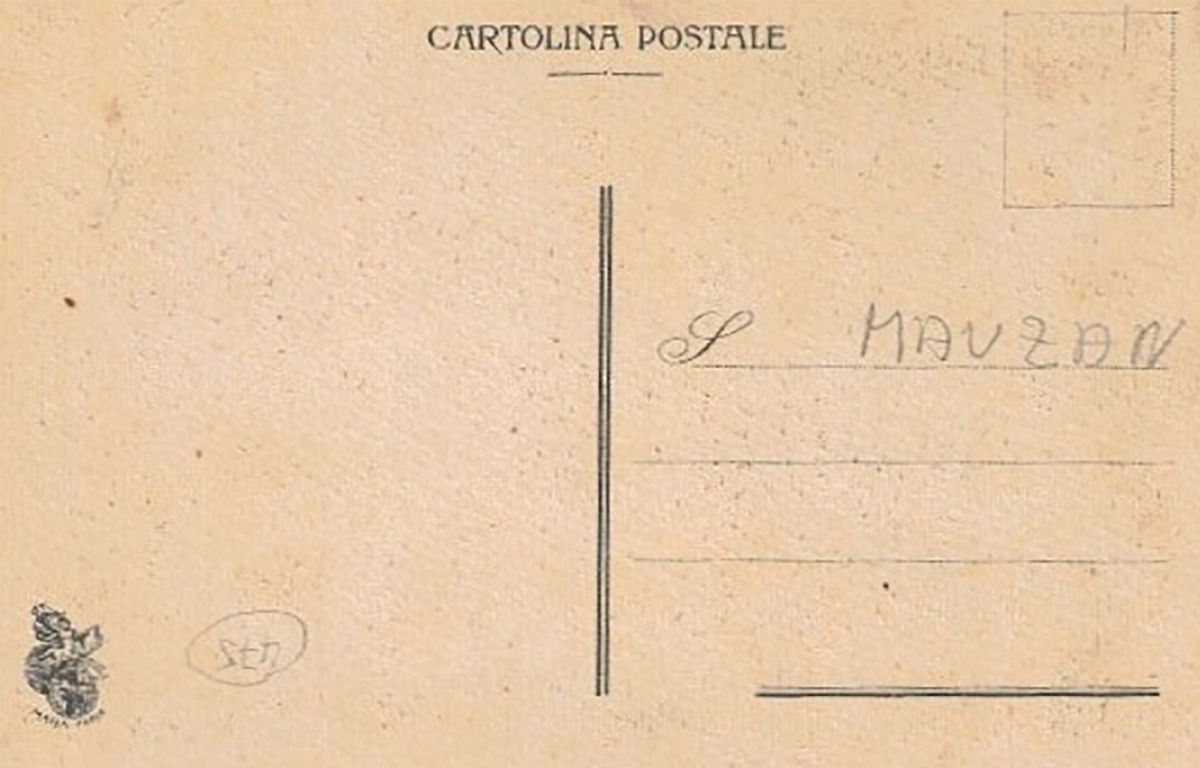 Cartolina Postale Pubblicitaria Originale Aladino Industria della Seta Italo Americana