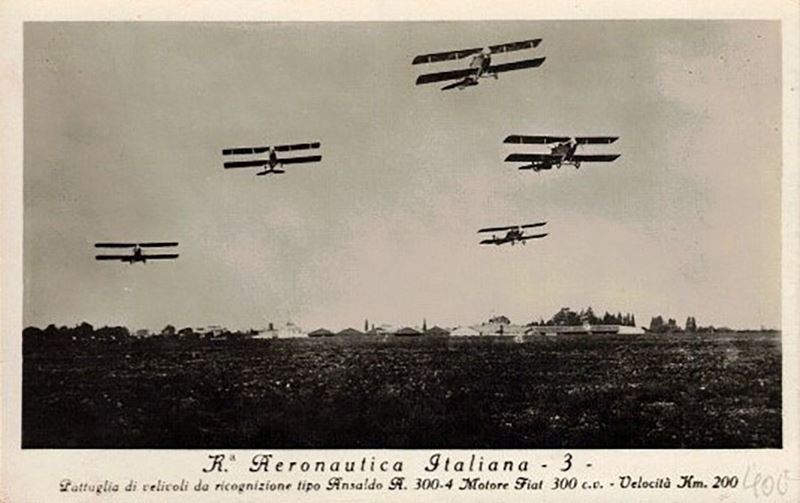 Cartolina Fotografica Arma Aeronautica Rara