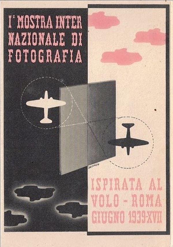 Introvabile cartolina I mostra nazionale di fotografia