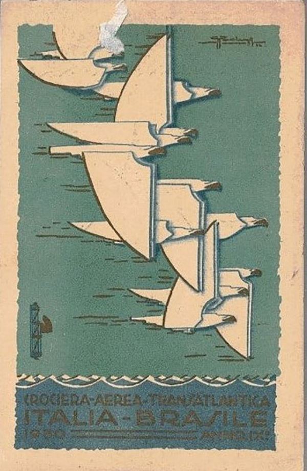 Aviation postcard