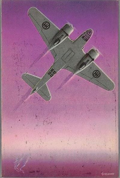 Cartolina Aeroplani Caproni
