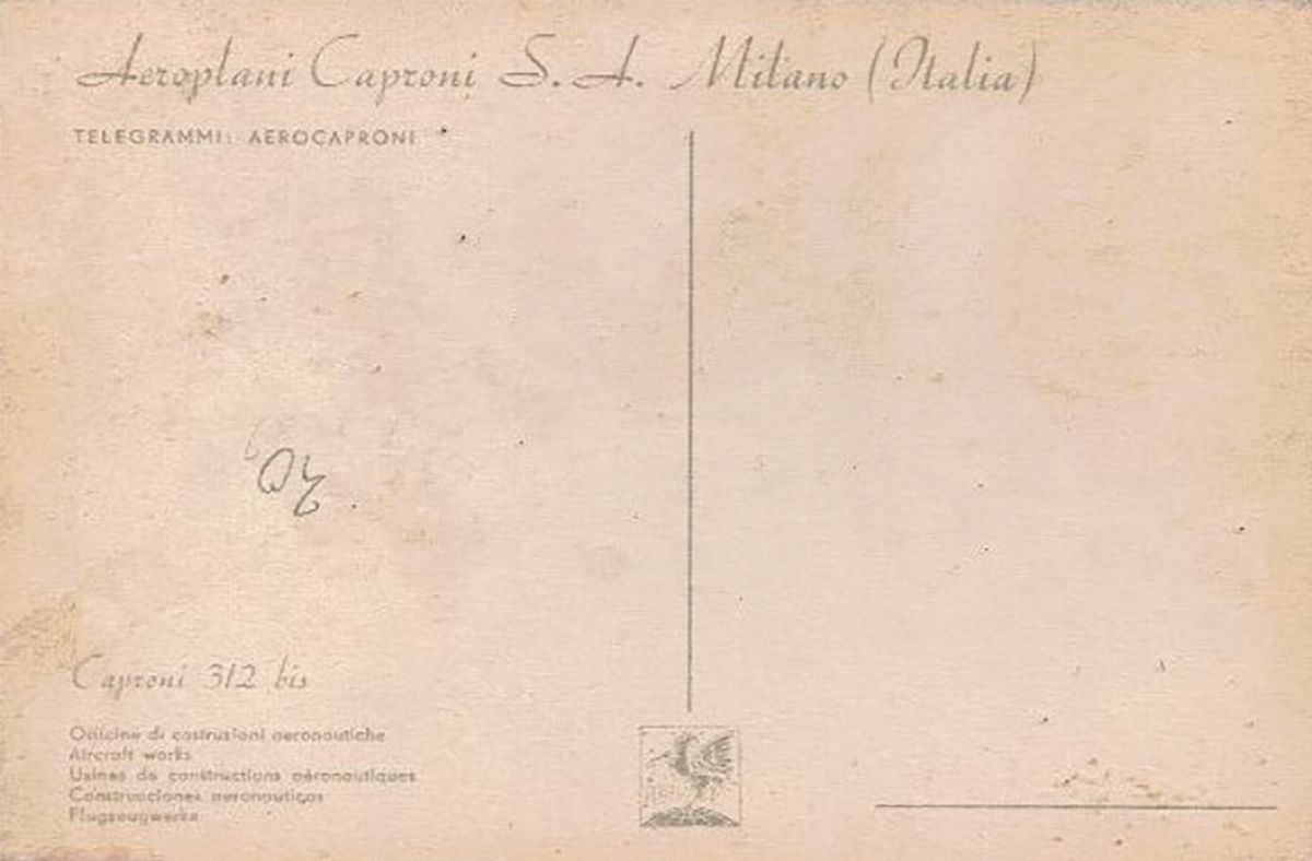 Cartolina Aeroplani Caproni