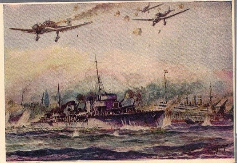 Cartolina Fotografica Rara II Guerra Mondiale