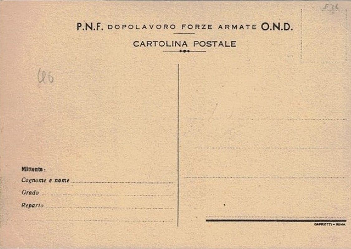 Cartoline Pnf - Dopolavoro Forze Armate