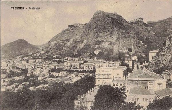 Taormina photographic postcard