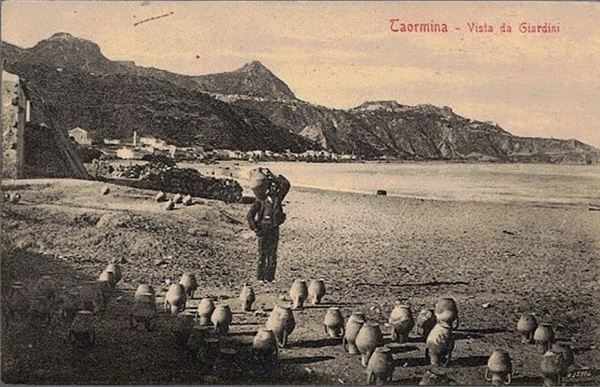 Original postcard Taormina