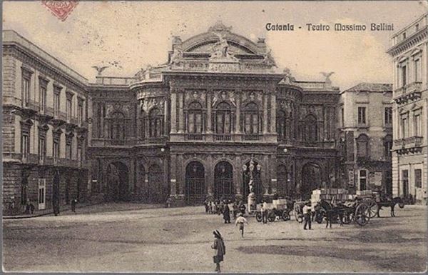Catania photographic postcard