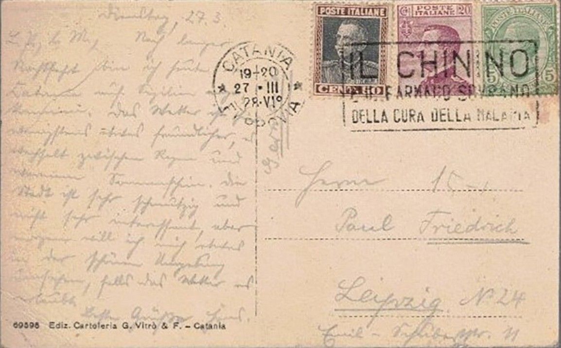 Cartolina Fotografica Catania