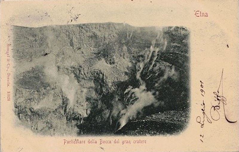 Cartolina Fotografica Etna
