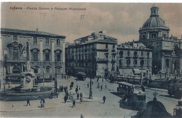 Cartolina fotografica Catania