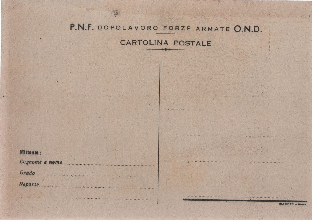 Cartolina di Propaganda Coloniale