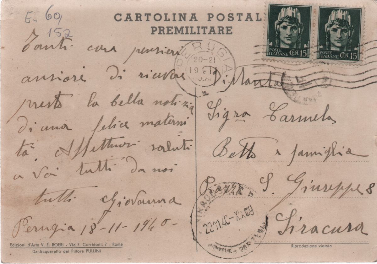 Cartolina Premilitare