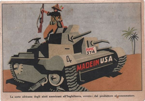 Cartolina militare umoristica