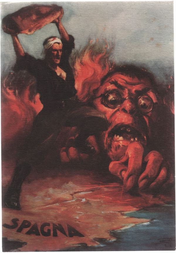 Postcard WHO Spanish War