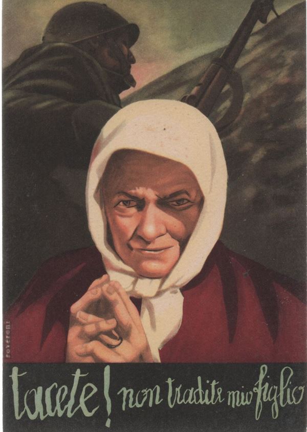 Cartolina originale di propaganda