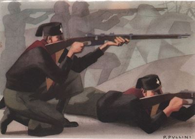 Cartolina Premilitare Futurismo