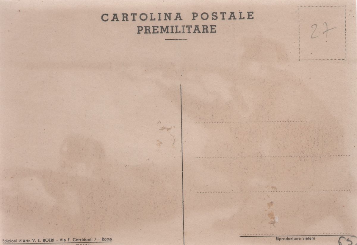 Cartolina Premilitare Futurismo