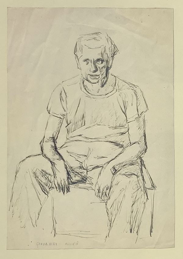 Giovanni Alic&#242; - Sketch by Padron 'Ntoni