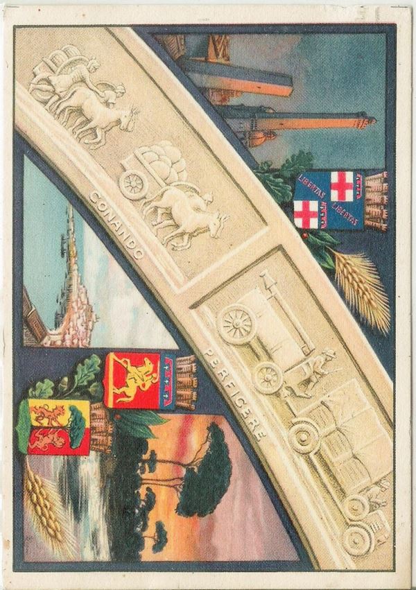 Postcard for the military commissariat of the Bologna army corps